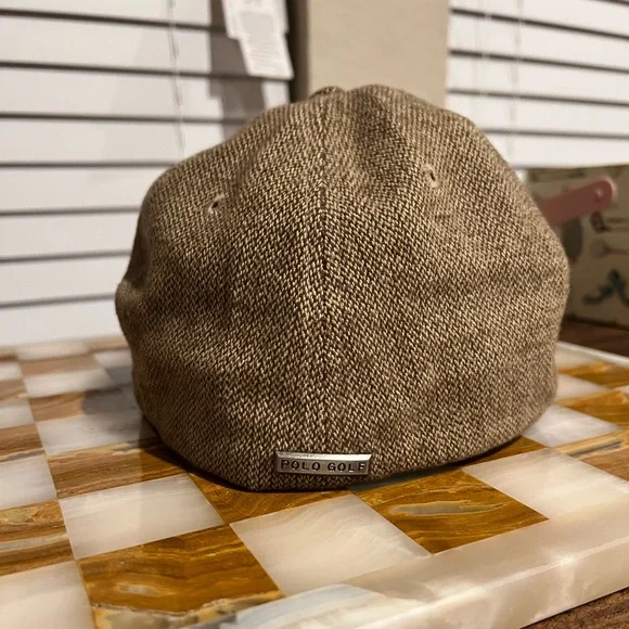 Vintage Polo Golf Ralph Lauren Tweed and Leather Hat - Picture 2 of 7